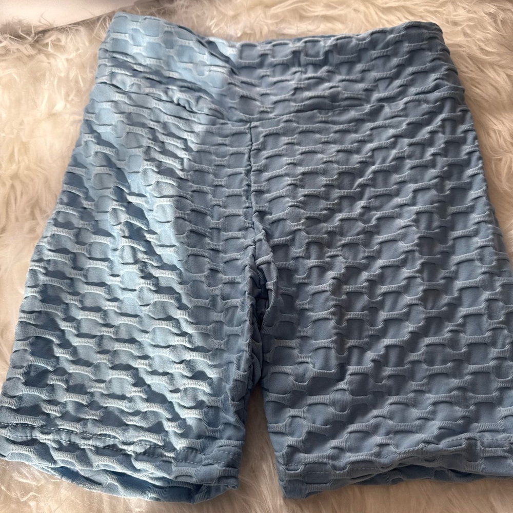 Better Together light blue size Small spandex shorts